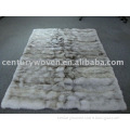 natural blue fox fur blanket